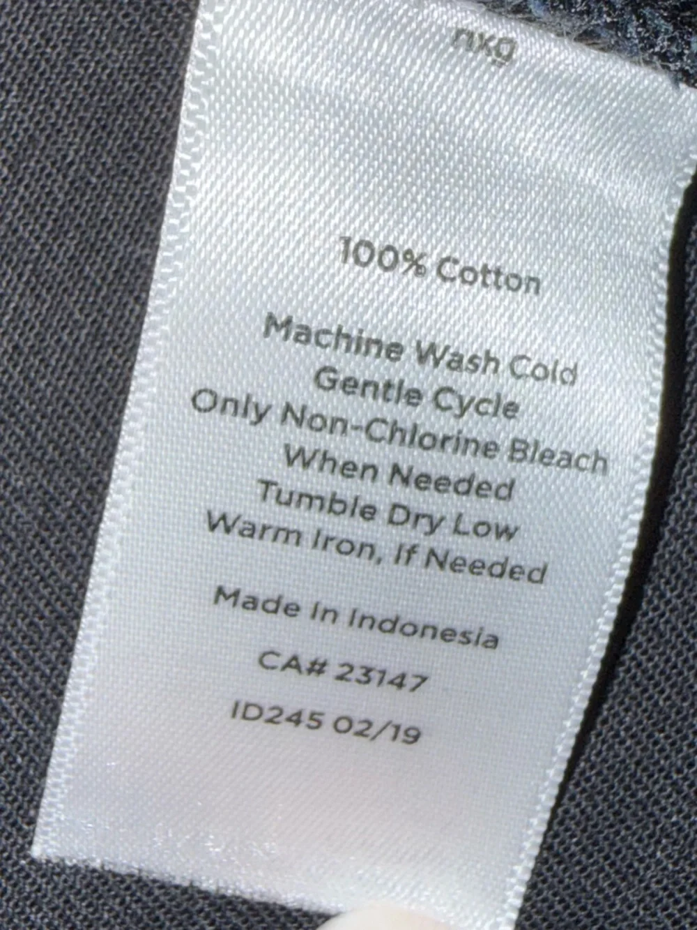 Talbots Black Denim Utility Jacket Gold Snap Button 100% Cotton NWOT Petite 8 - Picture 8 of 10